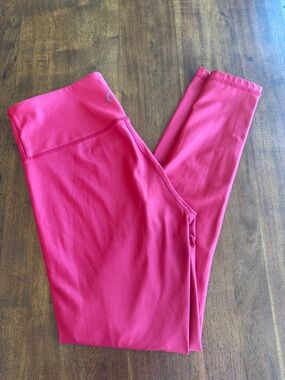 ZYIA Red High-Rise Active Leggings